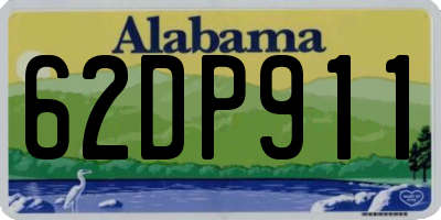 AL license plate 62DP911