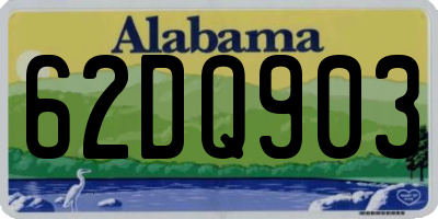 AL license plate 62DQ903