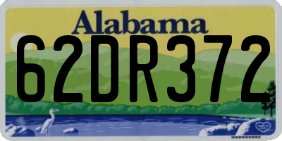 AL license plate 62DR372