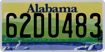 AL license plate 62DU483