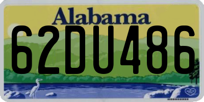 AL license plate 62DU486