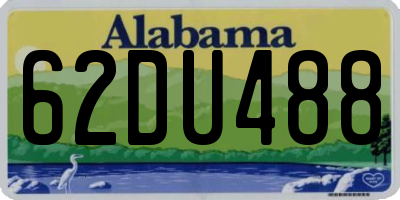 AL license plate 62DU488