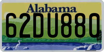 AL license plate 62DU880