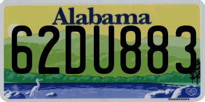 AL license plate 62DU883