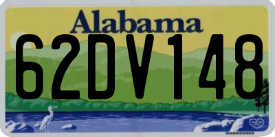 AL license plate 62DV148