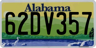 AL license plate 62DV357
