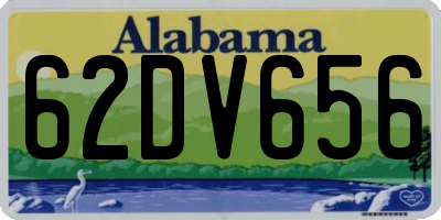AL license plate 62DV656
