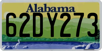 AL license plate 62DY273