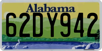 AL license plate 62DY942