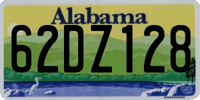 AL license plate 62DZ128