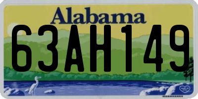 AL license plate 63AH149