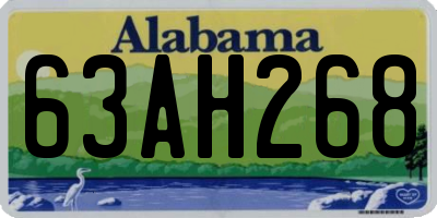 AL license plate 63AH268