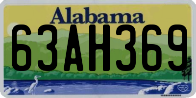 AL license plate 63AH369