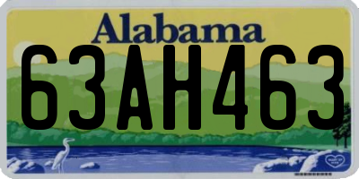 AL license plate 63AH463