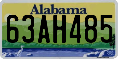 AL license plate 63AH485