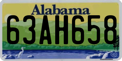 AL license plate 63AH658