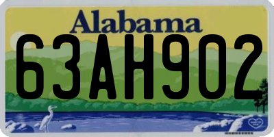 AL license plate 63AH902