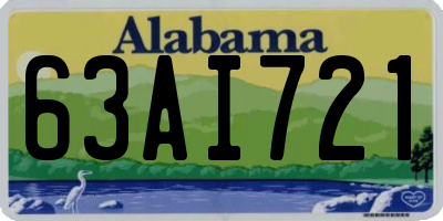 AL license plate 63AI721