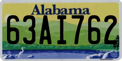 AL license plate 63AI762