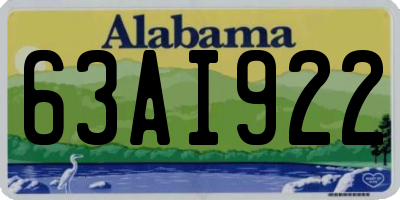 AL license plate 63AI922