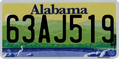 AL license plate 63AJ519