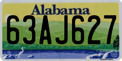 AL license plate 63AJ627