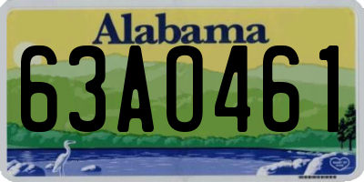 AL license plate 63AO461