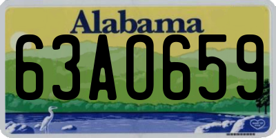 AL license plate 63AO659