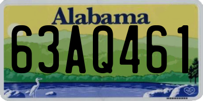 AL license plate 63AQ461