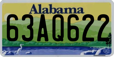 AL license plate 63AQ622