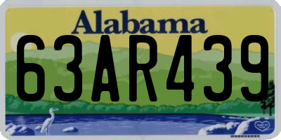 AL license plate 63AR439
