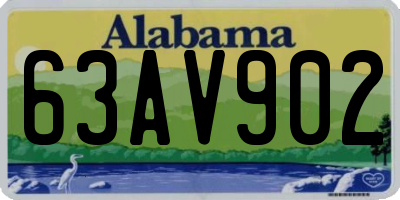 AL license plate 63AV902