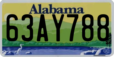 AL license plate 63AY788
