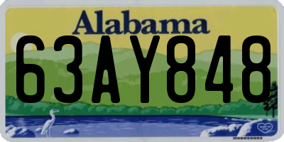 AL license plate 63AY848