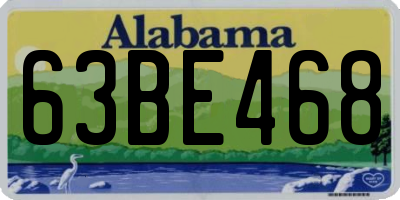AL license plate 63BE468