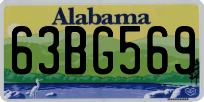 AL license plate 63BG569