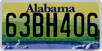 AL license plate 63BH406