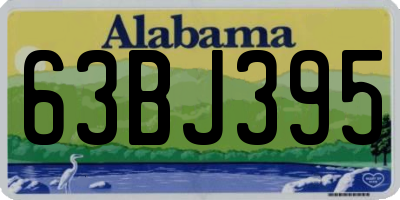 AL license plate 63BJ395