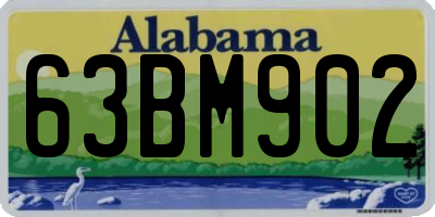 AL license plate 63BM902