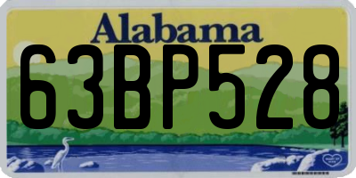 AL license plate 63BP528