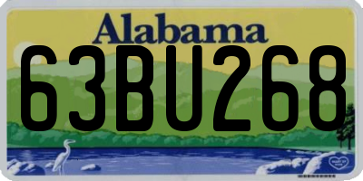 AL license plate 63BU268