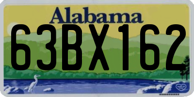 AL license plate 63BX162
