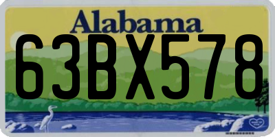 AL license plate 63BX578