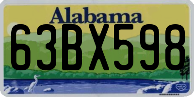 AL license plate 63BX598