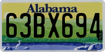AL license plate 63BX694