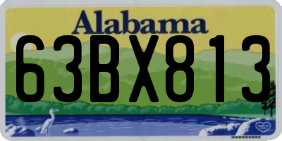 AL license plate 63BX813