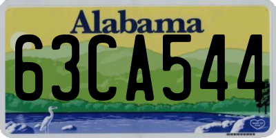 AL license plate 63CA544