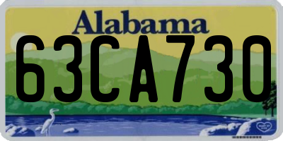AL license plate 63CA730