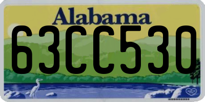 AL license plate 63CC530