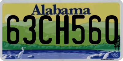 AL license plate 63CH560